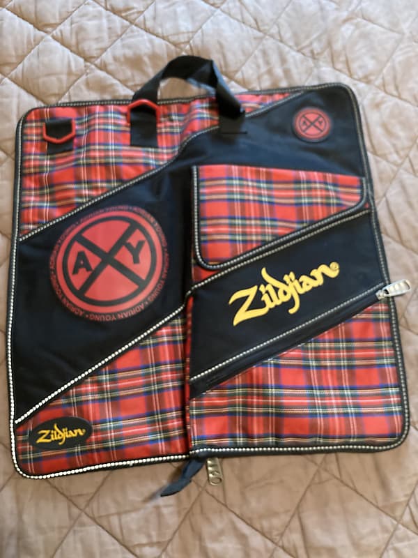 Zildjian Adrian Young - Plaid drumstick bag | Reverb