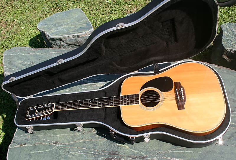 Yairi YW-500P 12 strings guitar 1989 Natural+Deluxe Flight Case FREE image 1