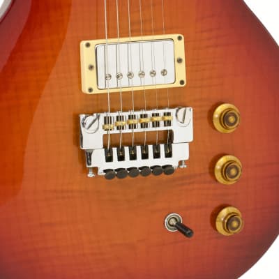 Hamer USA Studio Electric Guitar, Cherry Sunburst, 1996 Model with Rare Schaller 456 Bridge image 3