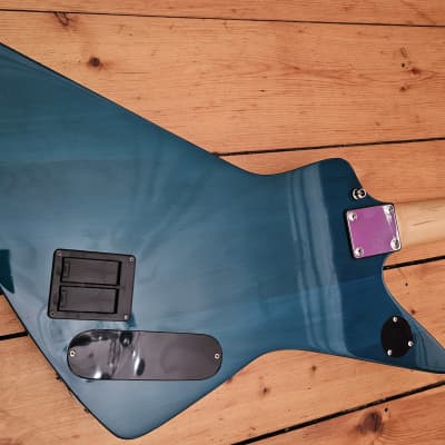 Gaskell Guitar Australia left handed custom Explorer electric with hard case image 6