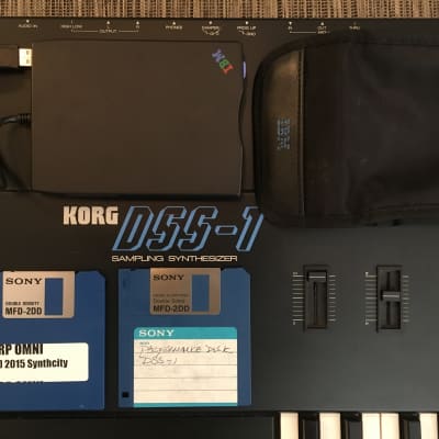 Korg DSS-1 61-Key Digital Sampling Synthesizer plus ARP Omni Sounds and USB-3.5" Floppy Drive image 2