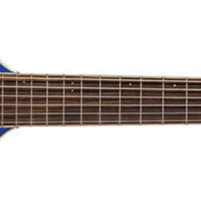 Washburn Rover Steel String Travel Guitar w/ Gig Bag - Trans Blue - RO10STBLK image 2