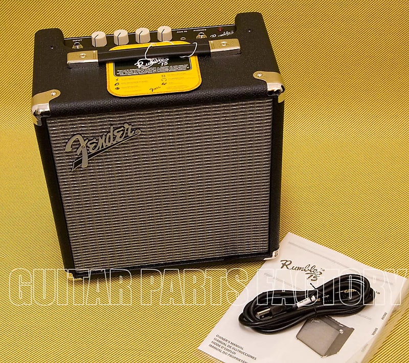 Amplificador Bajo Electrico Rumble 15 Fender 2370100000 - Mariko Music  Center