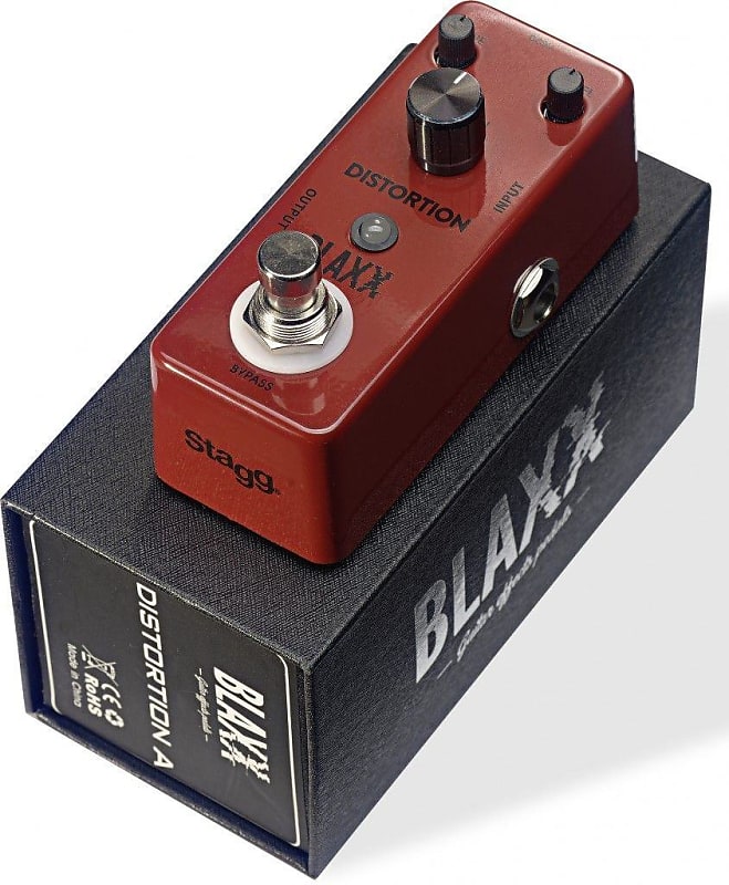 Blaxx by Stagg Model BX-DIST A Electric Guitar 3 MODE Distortion Effect Pedal image 1