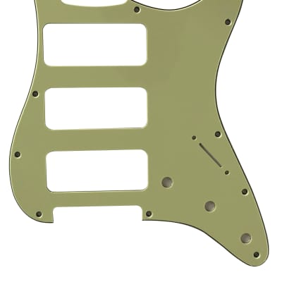 For Fender 3-Ply Stratocaster Strat P90 3 Pickup Guitar Pickguard Scratch Plate, Vintage Green image 1
