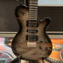 Godin xtSA Trans  Black Flame Electric Guitar w/Godin Case - Made in Canada