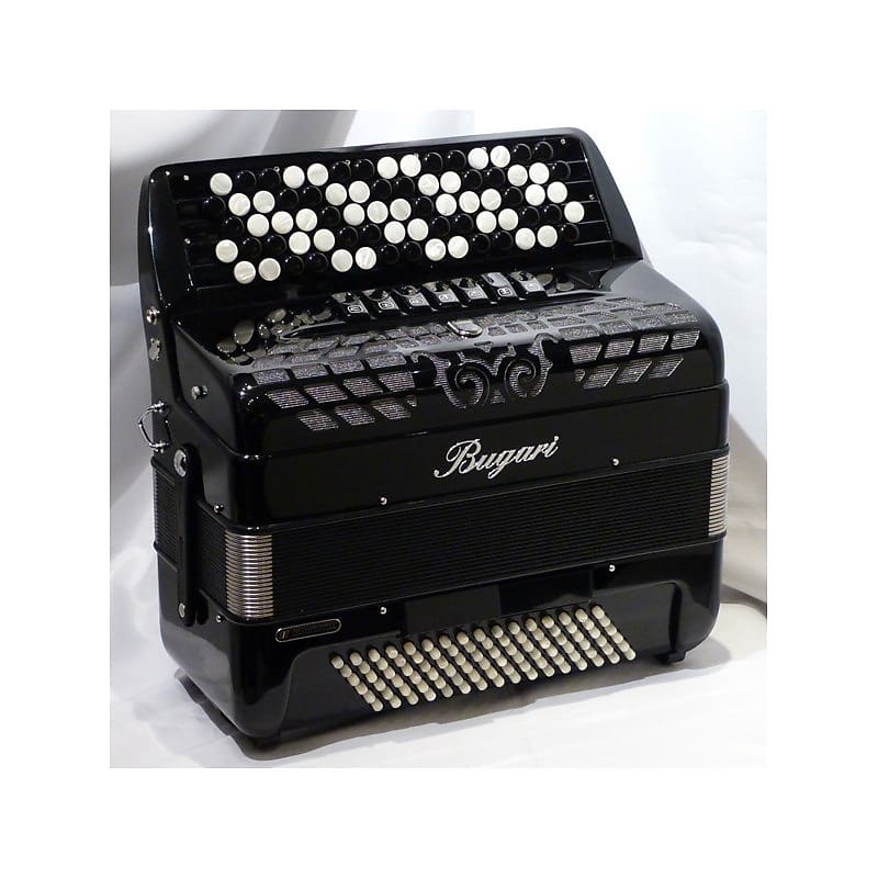 BUGARI 320CH BK [Black] BUGARI chromatic accordion | Reverb UK