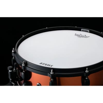 Tama Ronald Bruner Signature Walnut/Steel Hybrid Snare Drum 14x5.5 image 3