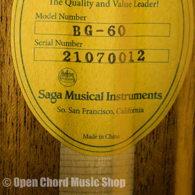 Blueridge BG-60 Contemporary Series Slope Shoulder Dreadnought Guitar w/ Deluxe Gig Bag (S/N 21070012) image 14