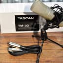 Tascam TM-80 Studio Recording Condenser Microphone & Shock Mount + Stand