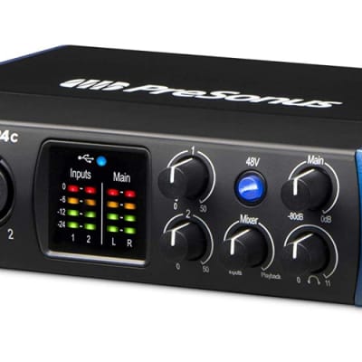 PreSonus Studio 24C 2x2 USB-C Audio / MIDI Interface | Reverb Canada