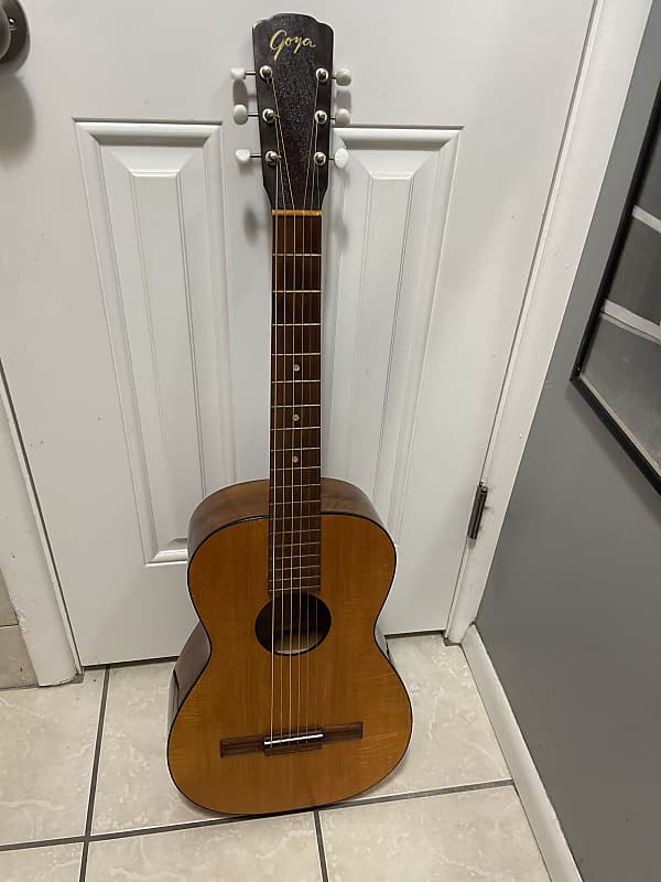 Goya 130 steel string parlor size guitar 1950s1960s Reverb