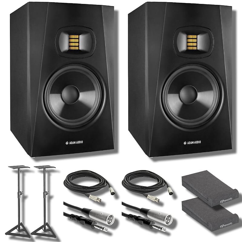 Adam Audio T5V Studio Monitor (Pair) with Frameworks Studio Reverb