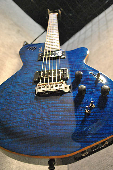 Godin LGXT Trans Blue Flame | The Music Zoo