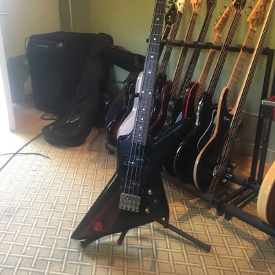 1981 Aria Pro II ZZB Deluxe Explorer-style Bass with