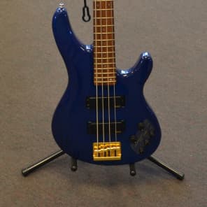 Yamaha TRB-4 II Bass Guitar Translucent Blue Burst image 1