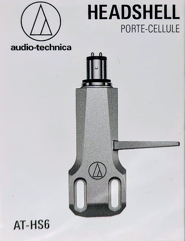 AUDIO-TECHNICA AT-HS6 UNIVERSAL HEADSHELL SILVER - FREE SHIPPING image 1