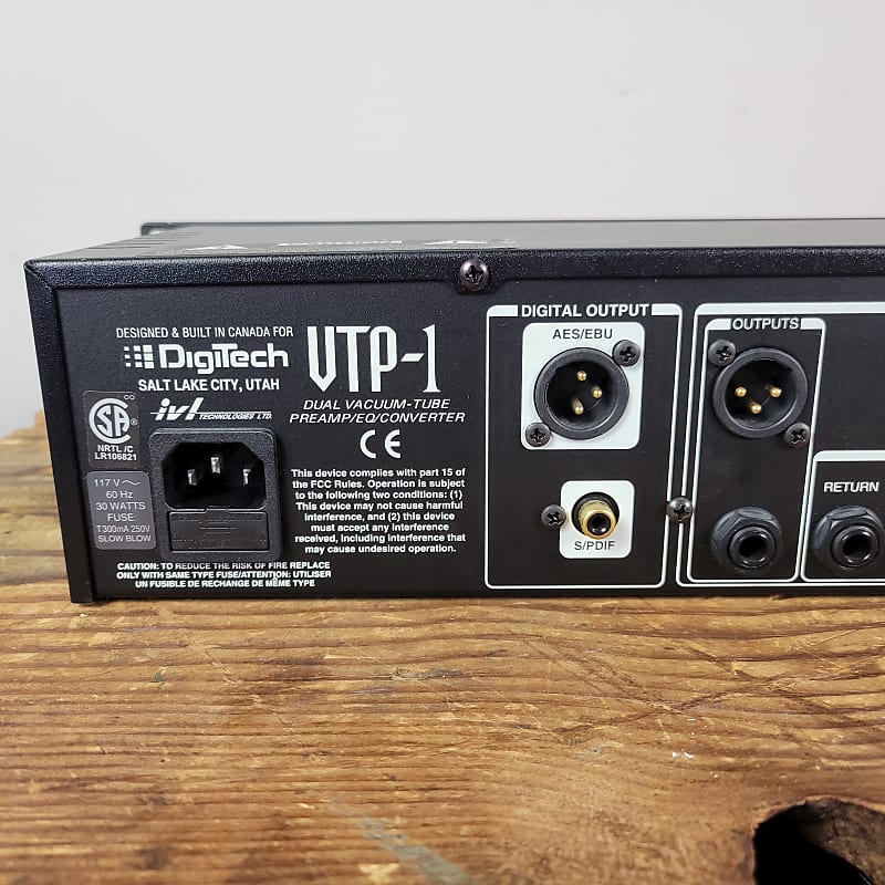 DigiTech VTP-1 Dual Vacuum-Tube Preamp/EQ/Converter | Reverb