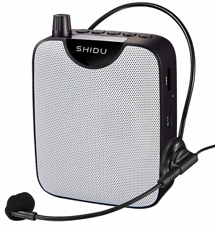 Voice Amplifier Portable SHIDU Voice Amplifiers Mini PA System with microphone, Loudspeaker Perfect for Tour Guide, Teacher, Coaching image 1