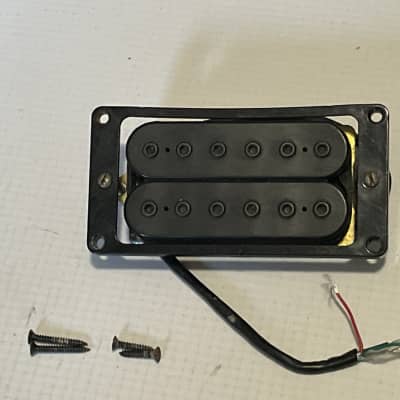 2000's USA DiMarzio DP151 PAF Pro F Spaced Black Neck Humbucker Guitar Pickup 8k