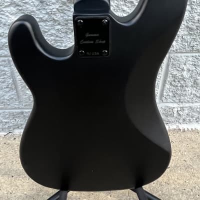 GAMMA Custom Bass Guitar JP24-01, 4-String Alpha Model, Triple Satin Black image 7