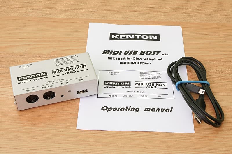 Kenton MIDI USB Host MK3 2020s Aluminum Reverb