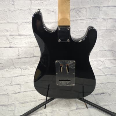 S101 Left Handed Strat Style Black Electric Guitar image 5