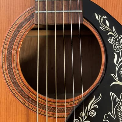 1970’s Made in Japan Prairie Hummingbird style acoustic guitar  - Natural wood image 8