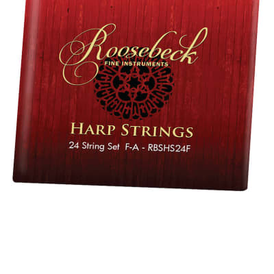Roosebeck RBSHS24F Harp 24-String Set F-A image 1
