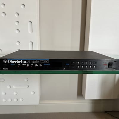 Oberheim Matrix 1000 Rackmount 6-Voice Synthesizer 1987 - Black
