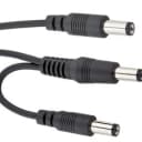 Voodoo Lab PPY 2.1mm Standard Polarity Voltage Doubling Y Cable - 18"