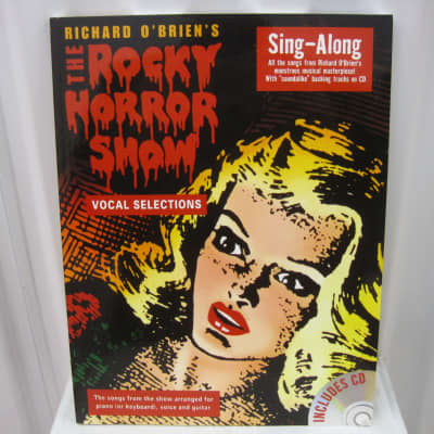 Richard O'Brien's The Rocky Horror Show Sing-Along CD Piano Vocal Guitar Sheet Music Song Book for sale