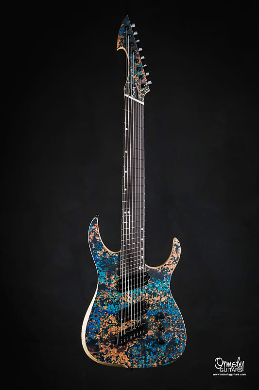 Ormsby HypeGTR 8 string Multiscale 2019 Blue Aged Copper Graphic