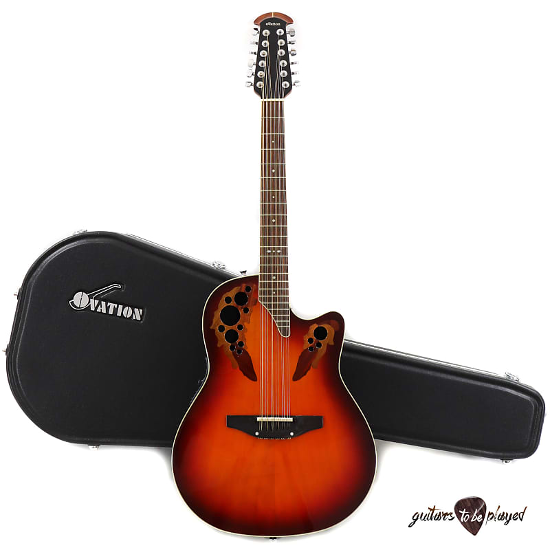 Ovation 2758AX-NEB Elite 12-String Deep Contour w/ Case – | Reverb UK