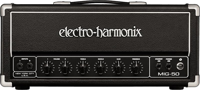 Electro-Harmonix MIG-50 2-Channel Tube Guitar Amp Head image 1