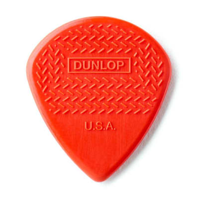 Dunlop 471P3N Max-Grip Jazz III Nylon Guitar Picks, Red, 6 Pack image 4