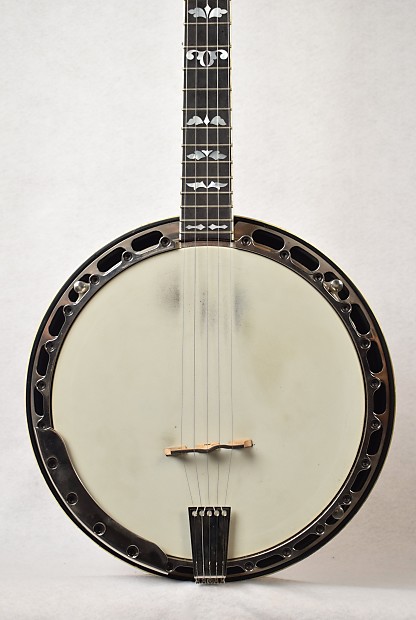 Imperial Walnut Top Tension Banjo Reverb