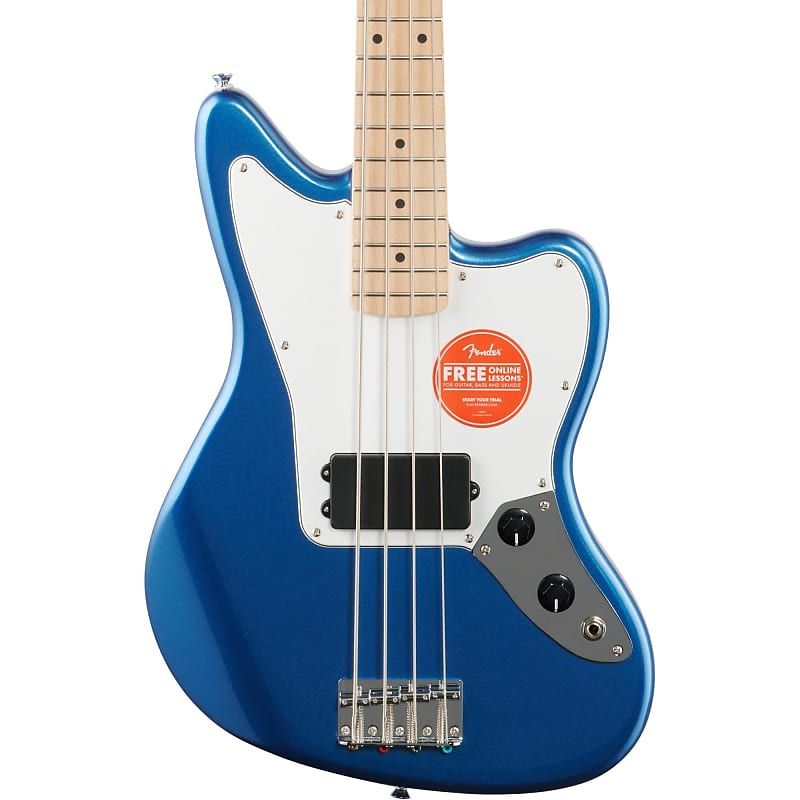Squier Affinity Jaguar Bass H Electric Bass,  Maple Fingerboard, Lake Placid Blue image 1
