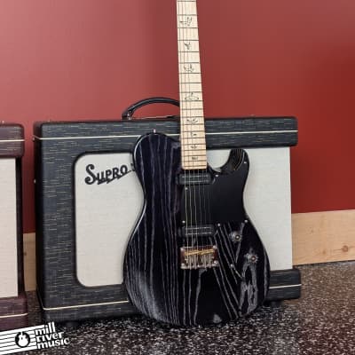PRS USA NF53 Black Doghair T Style Electric Guitar 2023 w/ Original Bag Used image 2