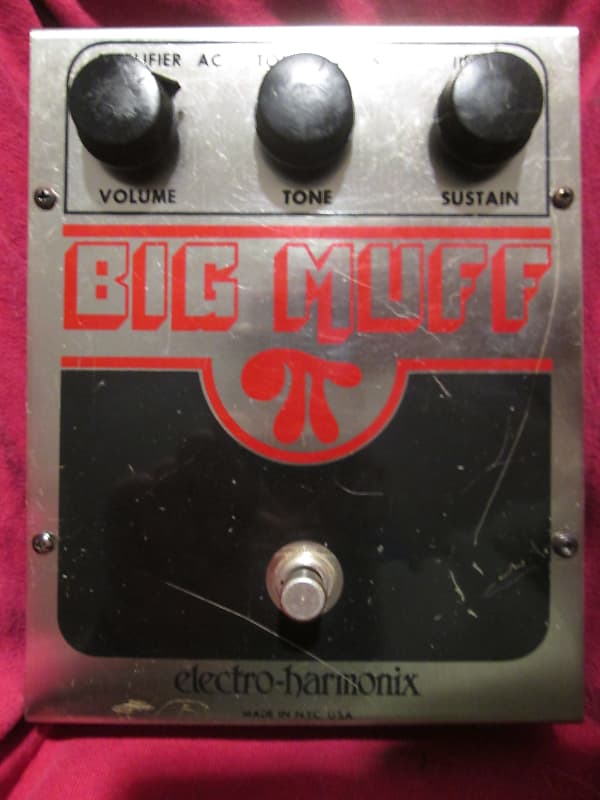 1979 Electro-Harmonix Big Muff Fuzz Pi V5 (Op Amp Tone Bypass)pedal image 1
