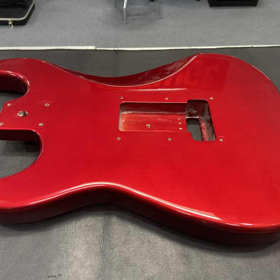 Squier  Affinity Stratocaster Body  2004 Red ** Needs Repair ** image 4