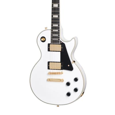 Epiphone Les Paul Custom with Premium Gigbag - Alpine White image 1