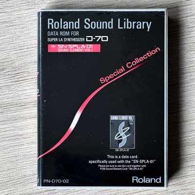 Roland D-70 ROM Card PN-D70-02 Sound Library Special Collection BOXED