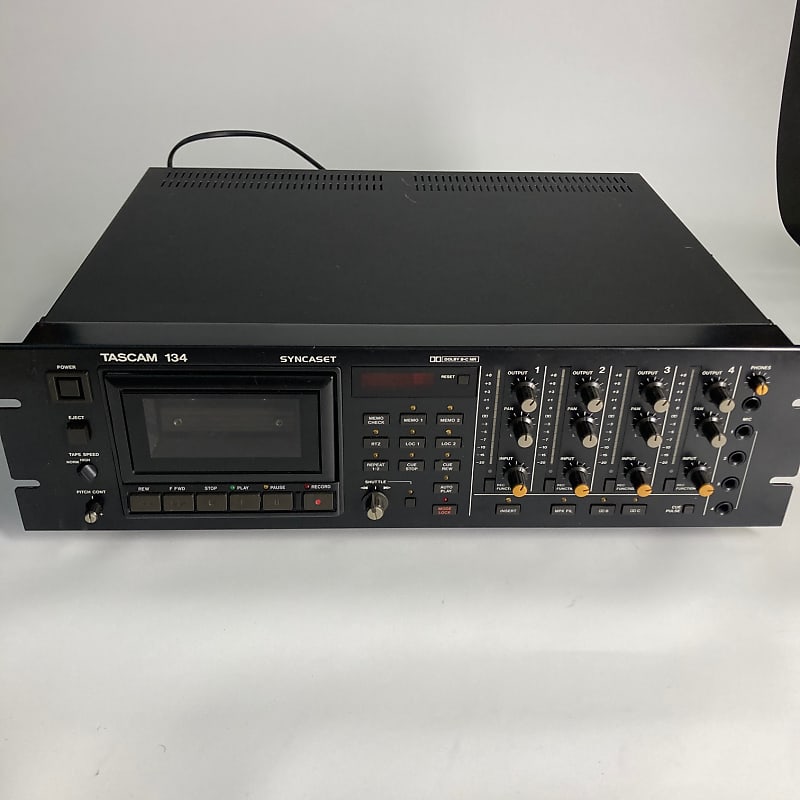 Tascam 134 4 Track Cassette Recorder Multitrack Reverb