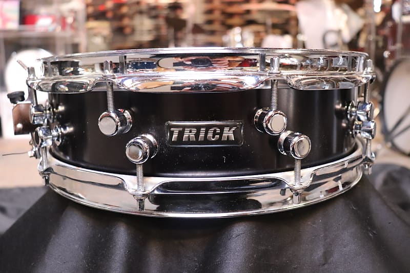 Trick 4x14 Kodiak T6 Aluminum Snare Drum Black | Reverb Canada