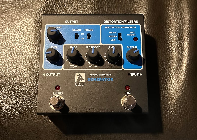 GOAT Analog Distortion Generator 2020's - Blue & Black | Reverb