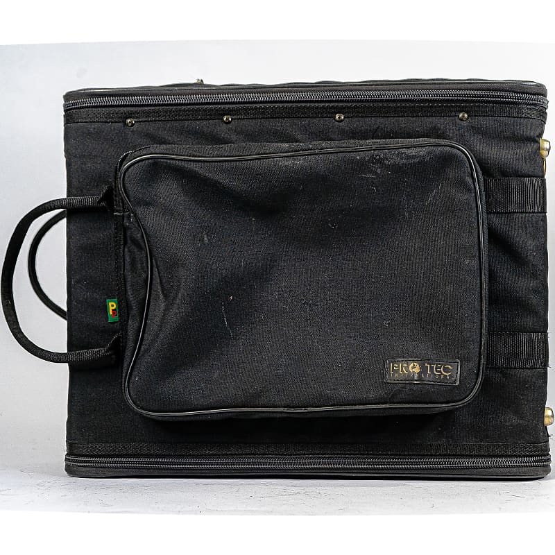 ProTec 2U Rack Case / Road Case for Effect Processors with Reverb