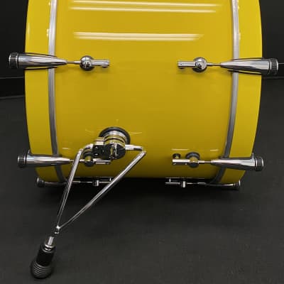 Sonor 20/12/14" SQ2 Maple Drum Set - High Gloss Traffic Yellow image 6