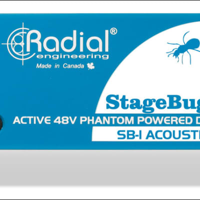 Radial Engineering Stage Bug SB-1 Acoustic Compact Active DI Box for Acoustic Guitars image 3