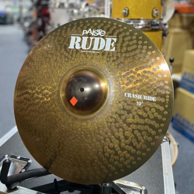 Paiste 19" RUDE Crash/Ride Cymbal New / Free Shipping / Auth Dealer image 2